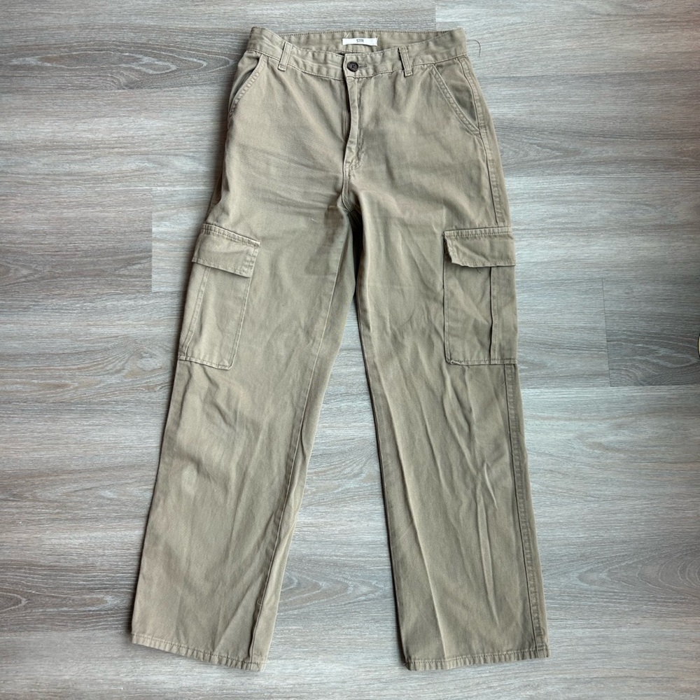 Stradivarius Straight Leg Cargo Pants